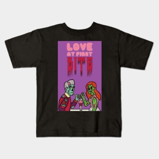 Love At First Bite Kids T-Shirt